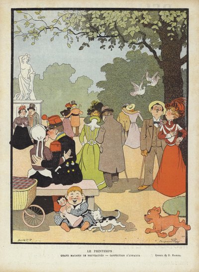 Jaro, ilustrace pro Le Rire od Benjamin Rabier