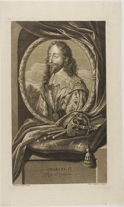Karel I., anglický král od Benoit Audran I