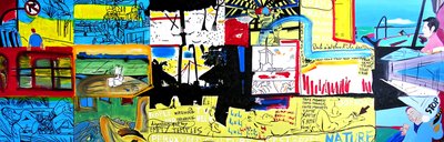 Bali už není ostrovem bohů, 2004 (olej na plátně) od Benoit Erwann Boucherot