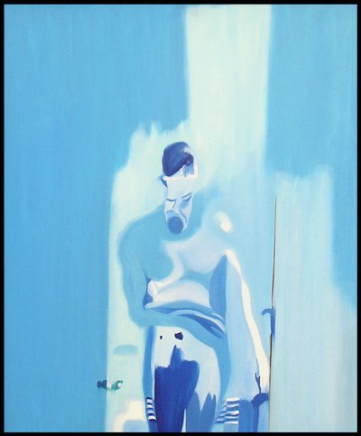 Homme idéal en contrejour surxposé, 2000 (olej na plátně) od Benoit Erwann Boucherot