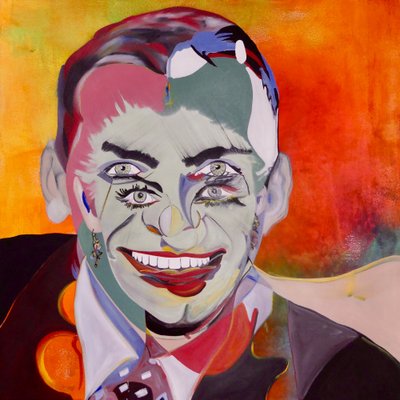 Mýtus 2, 2021 (olej a akryl na plátně) od Benoit Erwann Boucherot