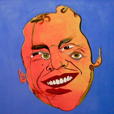 Mythe 9, 2021 (olej a akryl na plátně) od Benoit Erwann Boucherot