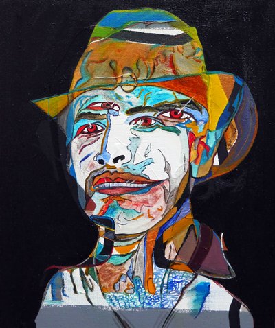 Surportrét : Marcos Alejandro Rosas Jassan, 2014 (olej na plátně) od Benoit Erwann Boucherot