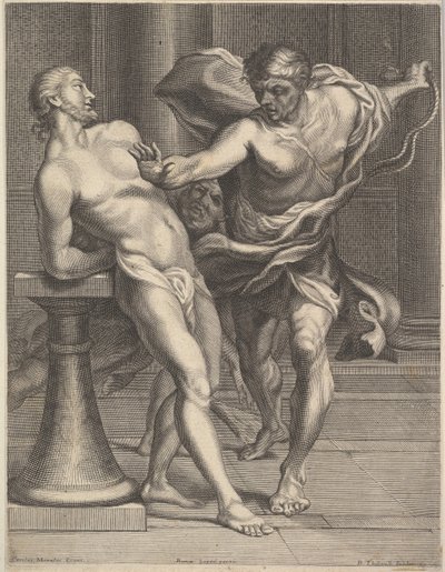 Bičování Krista, 1680-1719. od Benoit Thiboust