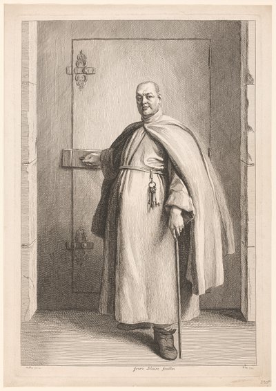 Portrét van Blaise ze Saint Mary Donat Bratr Blaise Feuillan (titul na předmětu) od Benoît Audran (II)