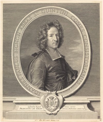 J. P. Bignon od Benoît Audran I after Joseph Vivien