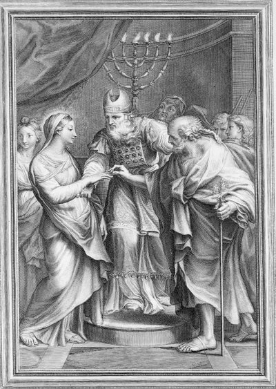Sňatek Panny, 1645-1724. od Benoît Farjat