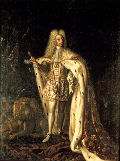 Dánský a norský král Frederick IV. 1671-1730, um 1700. od Benoît Le Coffre