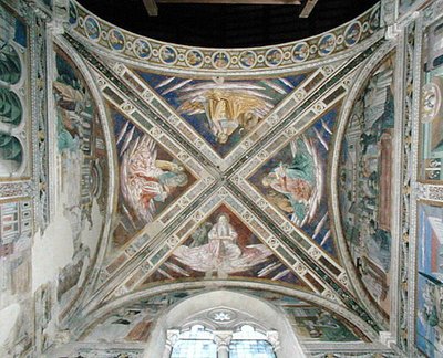 Epizody ze života sv. Augustina, ze stropu kůru, 1463-65 od Benozzo di Lese di Sandro Gozzoli