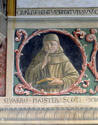 John Duns Scotus (asi 1265-1308) 1450 od Benozzo di Lese di Sandro Gozzoli