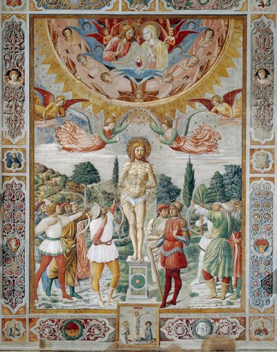Umučení svatého Šebestiána od Benozzo di Lese di Sandro Gozzoli