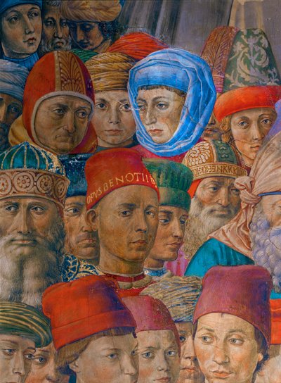 Autoportrét ... od Benozzo di Lese di Sandro Gozzoli