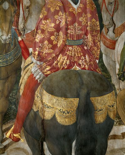 Klanění mudrců (freska) od Benozzo di Lese di Sandro Gozzoli