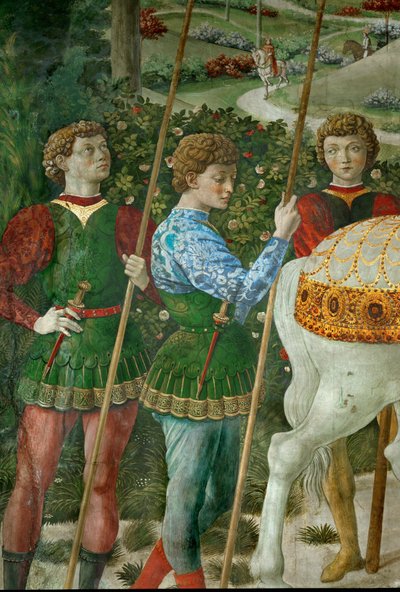 Klanění mudrců (freska) od Benozzo di Lese di Sandro Gozzoli