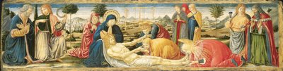 Oplakávání nad mrtvým Kristem od Benozzo di Lese di Sandro Gozzoli