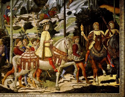 Cestování králů Magi od Benozzo di Lese di Sandro Gozzoli