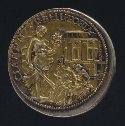 Medaile zobrazující alegorickou postavu, 1533 (reverzní strana 18062) (obr. 119186) od Benvenuto Cellini