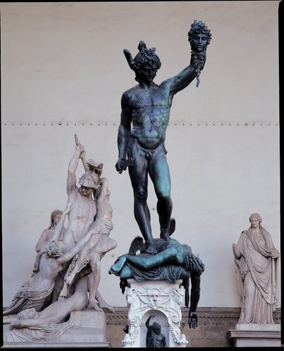 Perseus s hlavou Medúzy, 1545-54 (bronz) od Benvenuto Cellini