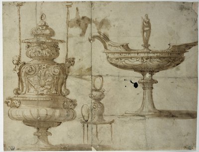 Studie na stříbro (kresba od Benvenuto Cellini