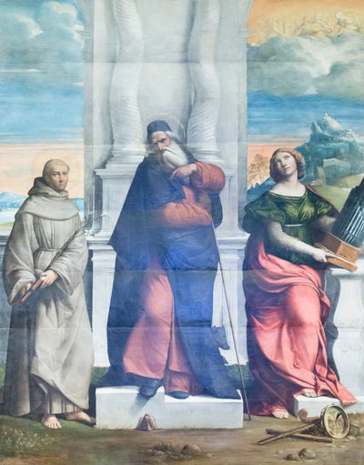 Pyhä Anthony apotti, Anthony Sisilialainen ja Cecily od Benvenuto Tisi da Garofalo