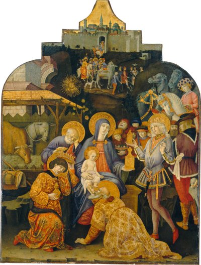 Klanění tří králů, c. 14701475. od Benvenuto di Giovanni