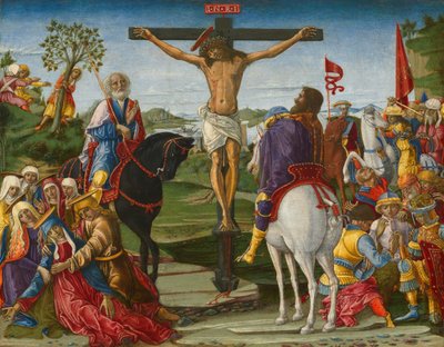 Ukřižování, pravděpodobně 1491 (tempera na panelu) od Benvenuto di Giovanni