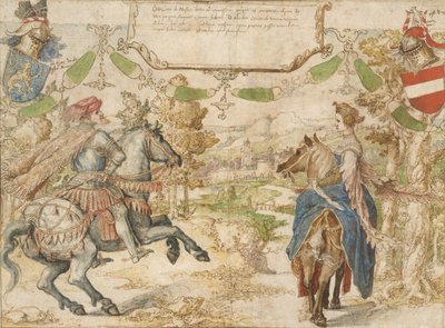 Otto hrabě z Nassau a jeho manželka Adelheid van Vianen, 1530-35. od Bernaert van Orley