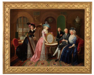 Portrét rodiny Villers od Bernard Duvivier