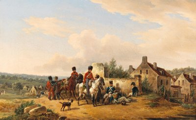 Císařští francouzští vojáci od Bernard Edouard Swebach