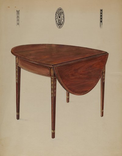 Stůl Pembroke (Drop Leaf) od Bernard Gussow
