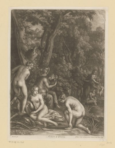 Actaeon a Diana Actaeon a Diana (titul na objektu) od Bernard Lens (I)