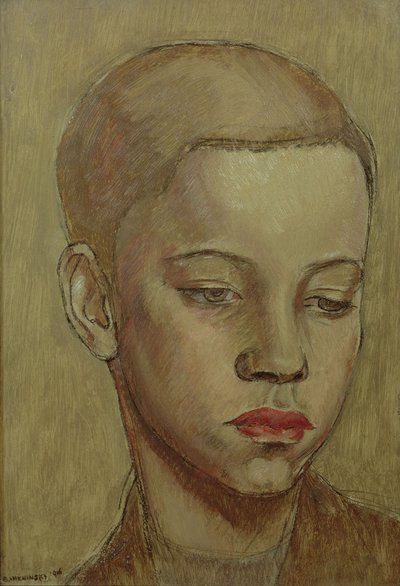 Hlava chlapce od Bernard Meninsky