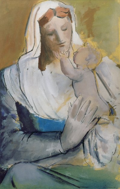 Matka a dítě od Bernard Meninsky