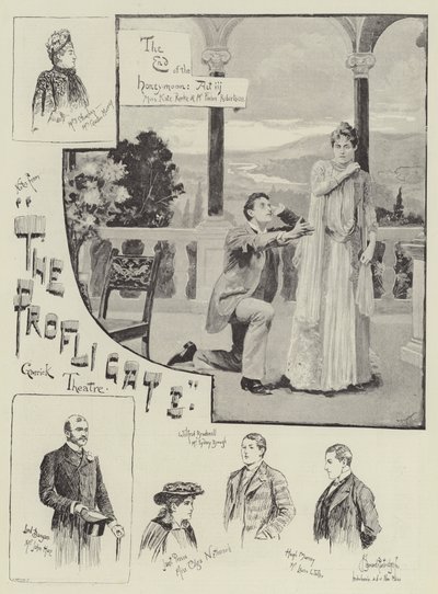 Profligate, v divadle Garrick od Bernard Partridge