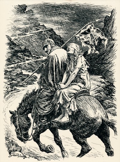 Cesta vítězství - etapa VI, c1920 od Bernard Partridge