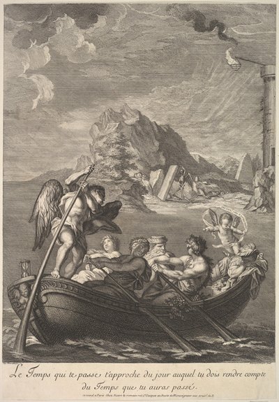 Alegorie času, 1690-1733. od Bernard Picart