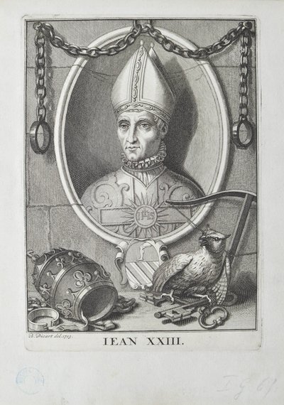 Antipapež Jan XXIII Baldassare Cossa, 1713. od Bernard Picart