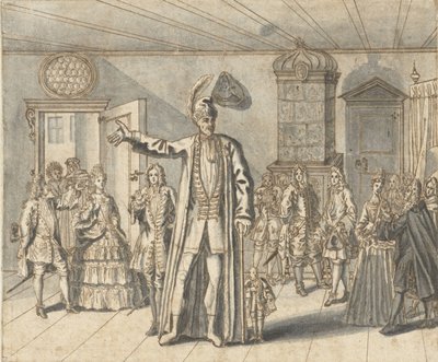 Obr Cajanus v Haarlemu od Bernard Picart