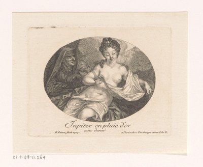 Jupiter v Danae Jupiter ve zlatém dešti s danaé (titul na objektu) od Bernard Picart