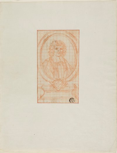 Medailon Portrét duchovního od Bernard Picart