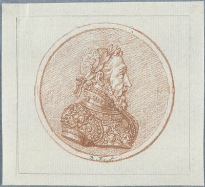 Portrét francouzského krále Jindřicha II., druhá polovina 17. století. od Bernard Picart
