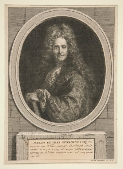 Portrét Rogera de Piles od Bernard Picart