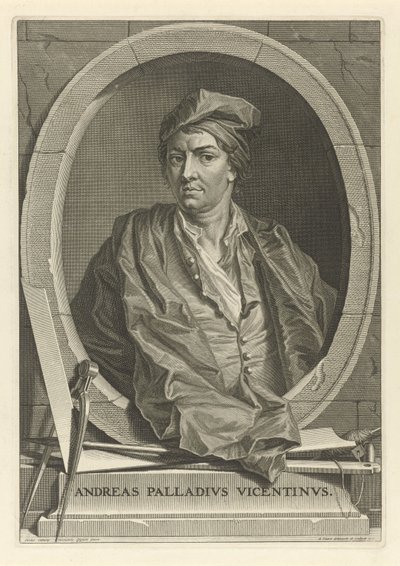 Portrét architekta Andrea Palladia 1508-1580 Po Paolo Veronese, 1716. od Bernard Picart