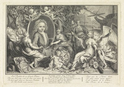 Portrét Viléma IV., prince z Orange-Nassau od Bernard Picart
