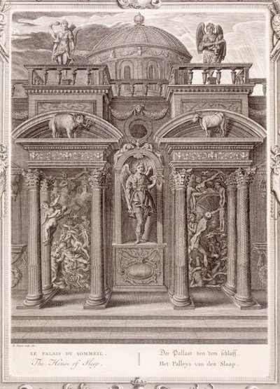 Dům spánku, 1731 od Bernard Picart
