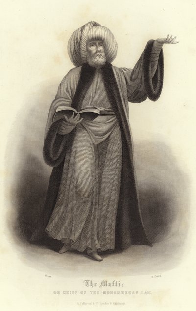 Mufti neboli šéf mohamedánského zákona od Bernard Picart