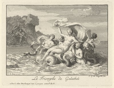 Triomf van Galatea Triumf Galathea (název na předmětu) od Bernard Picart