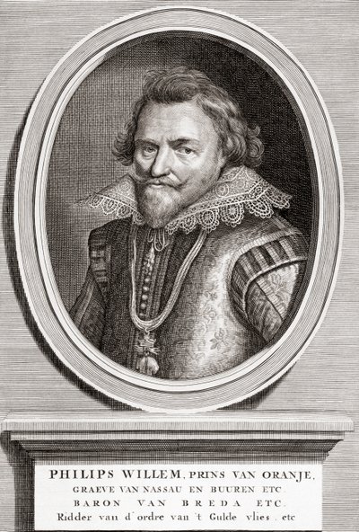 portrét Philipa Williama, prince Oranžského (1554-1618) od Bernard Picart