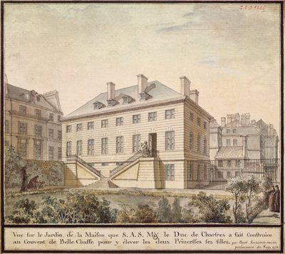 Pavilon v Bellechasse, 1778 (wc na papíře) od Bernard Poyet