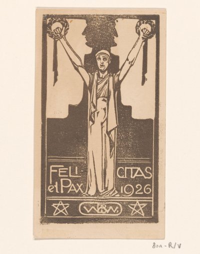 Štěstí a mír 1926 (původní název na objektu) od Bernard Willem Wierink